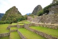 Impressive Ancient Inca Agricultural Terrace Ruins of Machu Picchu Citadel, Cusco Region, Peru