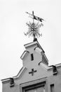 Impressive ancient weather vane Royalty Free Stock Photo