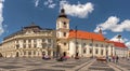 Impressive old architecture buildings from Sibiu.
