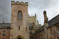 The impressive architecture of the city of Wells, Somerset Royalty Free Stock Photo