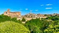 The charming medieval town of Siena in Tuscany Royalty Free Stock Photo