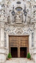 Impressive Baroque facade of the church of Ntra. Sra. del Carmen in Estepa, province of Seville.