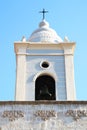 Impressive Bell Tower Church of Saint Augustine in Arequipa, Peru Royalty Free Stock Photo