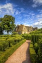 Impressive Boxwoods in Les Jardins de Marqueyssac, Dordogne, France Royalty Free Stock Photo