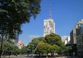 Impressive Building of the Ministry of Health and Public Works on Avenida 9 de Julio, Buenos Aires, Argentina