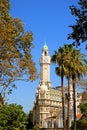 Impressive Buildings in the City Center of Buenos Aires View from Plaza de Mayo Square, Argentina Royalty Free Stock Photo