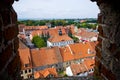 Impressive buildings in Reszel, Poland