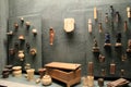 Impressive collection of artifacts displayed in Egyptian exhibit,The Louvre,Paris,2016