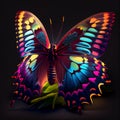 Impressive coloful butterfly