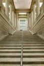 Impressive Columns and Stairway inside of the Asian Museum of Ar