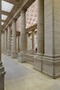 Impressive Columns and Stairway inside of the Asian Museum of Ar