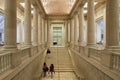 Impressive Columns and Stairway inside of the Asian Museum of Ar