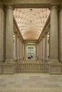 Impressive Columns and Stairway inside of the Asian Museum of Ar