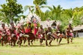 Impressive dragon dance ceremony, Kopar village, Sepik River, Papua New Guinea