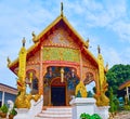 The Wat Thong Satja Temple, Lamphun, Thailand
