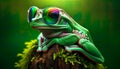 Impressive Frog with Colorful Sunglasses: A Masterpiece of Modern Art in Stunning 4K Resolution!