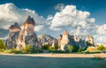 Impressive fungous forms of sandstone in the canyon near Cavusin village, Cappadocia, Nevsehir Province in the Central Anatolia