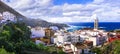 Landmarks of Tenerife - famous old colonial town Garachico. Canary islands