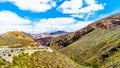 The impressive Huisrivierpas, Huis River Pass, on highway 62 between Ladismith and Calitzdorp in the Little Karoo of Western C