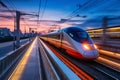 China\'s sleek high-speed train, a symbol of modernization and technological progress