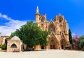 Landmarks of Cyprus, St Nicholas Cathedral in Famagusta ,turkish part,Cyprus Royalty Free Stock Photo