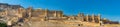 The impressive landscape and cityscape at Amber Fort, famous travel destination in Jaipur, Rajasthan, India. High resolution pano