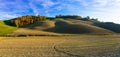 Picturesque rural landscapes of Tuscany, Crete senesi, Italy