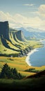 Impressive Landscapes: Vintage Travel Poster Of The United States Of Helgeland