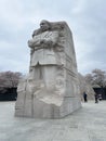 Impressive Martin Luther King, Jr. Memorial at the Tidal Basin in Washington DC Royalty Free Stock Photo