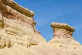 Impressive natural canyon in the Namibe Desert of Angola Royalty Free Stock Photo