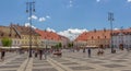 Impressive old architecture buildings from Sibiu.