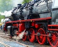 Old German steam locomotive