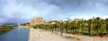 Impressive panoramic view of the historic part of the old town P