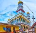 Darussalam mosque in Ko Panyi Muslim village, Phang Nga Bay, Thailand Royalty Free Stock Photo