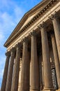 The impressive pillars at St. George's Hall Royalty Free Stock Photo