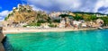 Italian summer holidays -Pizzo Calabro - beautiful coastal town Royalty Free Stock Photo