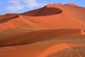 Desert Curves, Sossusvlei, Namibia, Southern Africa Royalty Free Stock Photo