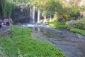 Impressive scene in Duden Waterfall in Antalya