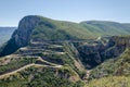 The impressive Serra da Leba pass in Angola Royalty Free Stock Photo