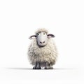 Impressive Sheep Rendered In Cinema4d: Lighthearted And High-quality Pixar-style Character Design