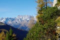 The impressive south wall of Marmolada, Italy.