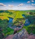 Impressive summer scene from Vyhlidka Maj viewpoint.