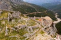 Ruins of antique Borsh Castle at Albania