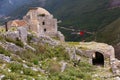 Ruins of antique Borsh Castle at Albania