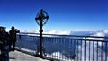 View from the Plato of the Zugspitze in Germany