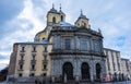 Impressive views of the Basilica of San Francisco el Grande, one of the most impressive monuments in Madrid, temple and museum