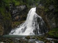 Golling main waterfall with details