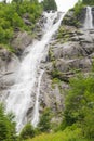 Impressive waterfalls in the midst of nature Royalty Free Stock Photo