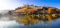 Beautiful medieval Wurzburg town,Germany Royalty Free Stock Photo