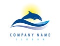 Dolphin vector design Royalty Free Stock Photo